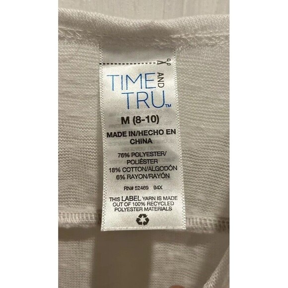 Time And Tru Women’s Medium White Midi Swimsuit Beach Swim Cover Up Dress - Picture 6 of 8